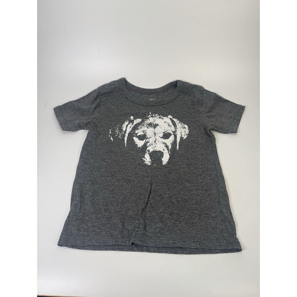 Falls Creek Kids 5T Gray Dog Graphic T-Shirt Toddler NWOT Cotton Blend